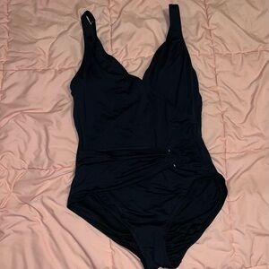 Michael Kors Black One Piece Swimwear